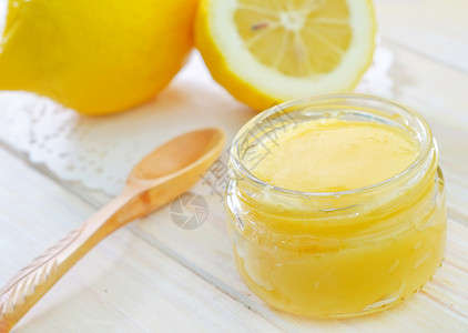 蜂蜜和柠檬半透明柠檬高清图片