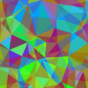 多色边几何背景抽象的多色模式多边背景图片