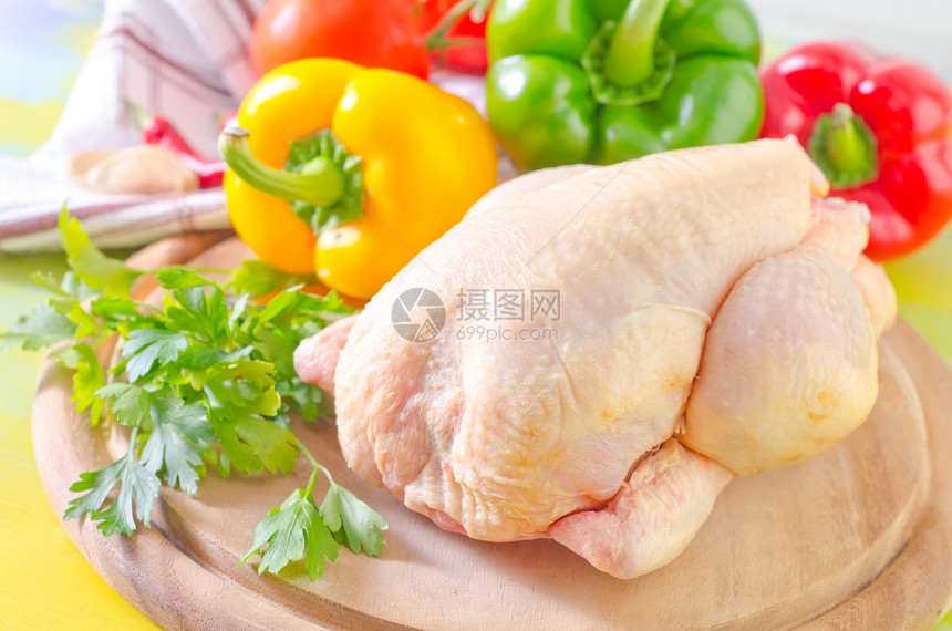 鸡肉和蔬菜图片