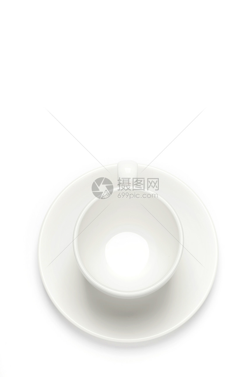 白色背景的咖啡杯图片