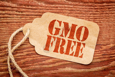 GMO免费标志纸价签图片