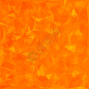 橙色多边形背景摘要橙色几何形态摘要多边形背景背景图片