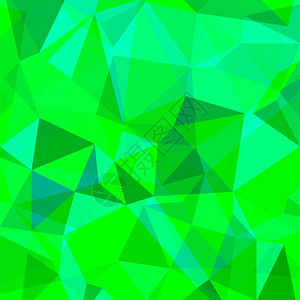 绿色多边背景摘要绿色几何模式多边背景图片