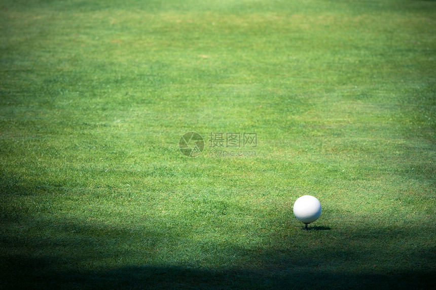 绿色高尔夫球场的图片