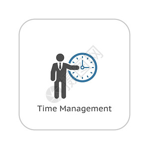 时间管理图标商业概念简单设计独说明简设计图片
