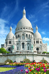 巴黎神圣教堂背景图片