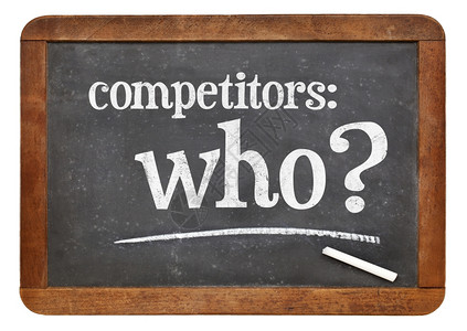 谁是你的竞争者概念谁背景图片
