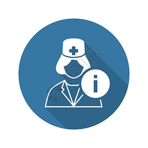 带有影子的医疗服务图标平面设计单独说明医疗服务图标图片