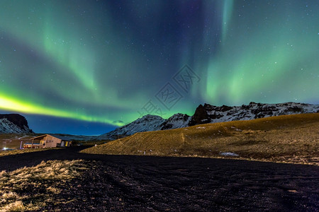 冰岛维克北光极图片