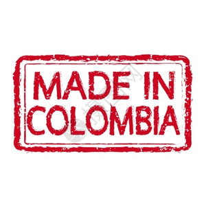 以COLOMBIA印花章文本IProductionxA制成购买高清图片素材