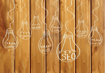 SeoIdeaSEO搜索引擎优化木材背景板图纸纹理插图片