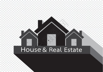 图标房屋房屋图标和地产建筑抽象设计背景