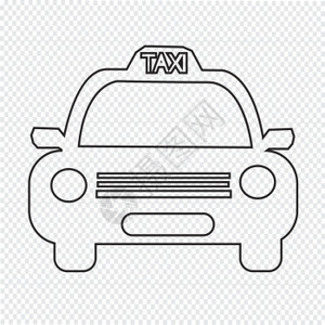 出租车汽图标图片