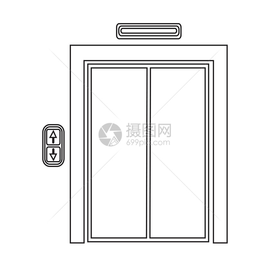 电梯图标说明符号设计图片