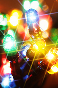 多彩的电动灯泡用玻璃胶合图片