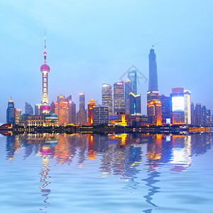 上海夜天线丰富多彩的高清图片素材