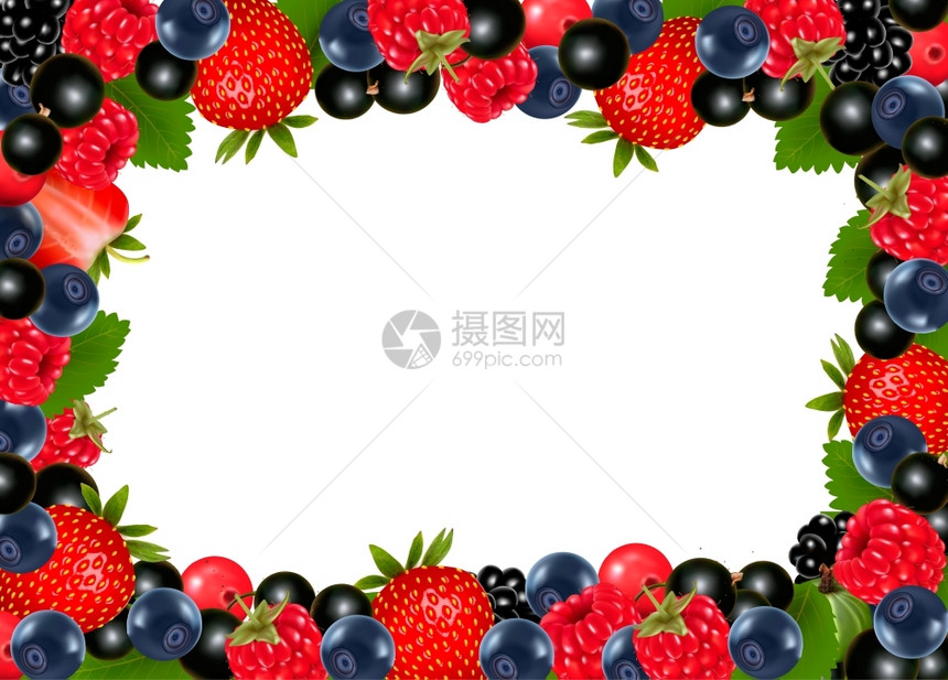 新鲜水果背景图片