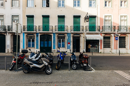 2016年月日葡萄牙里斯本街背景图片
