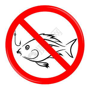 禁止钓鱼禁止捕鱼背景