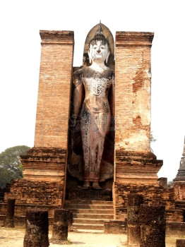 泰国Sukhothai历史公园佛像寺图片