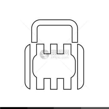 图标锁定插设计图片