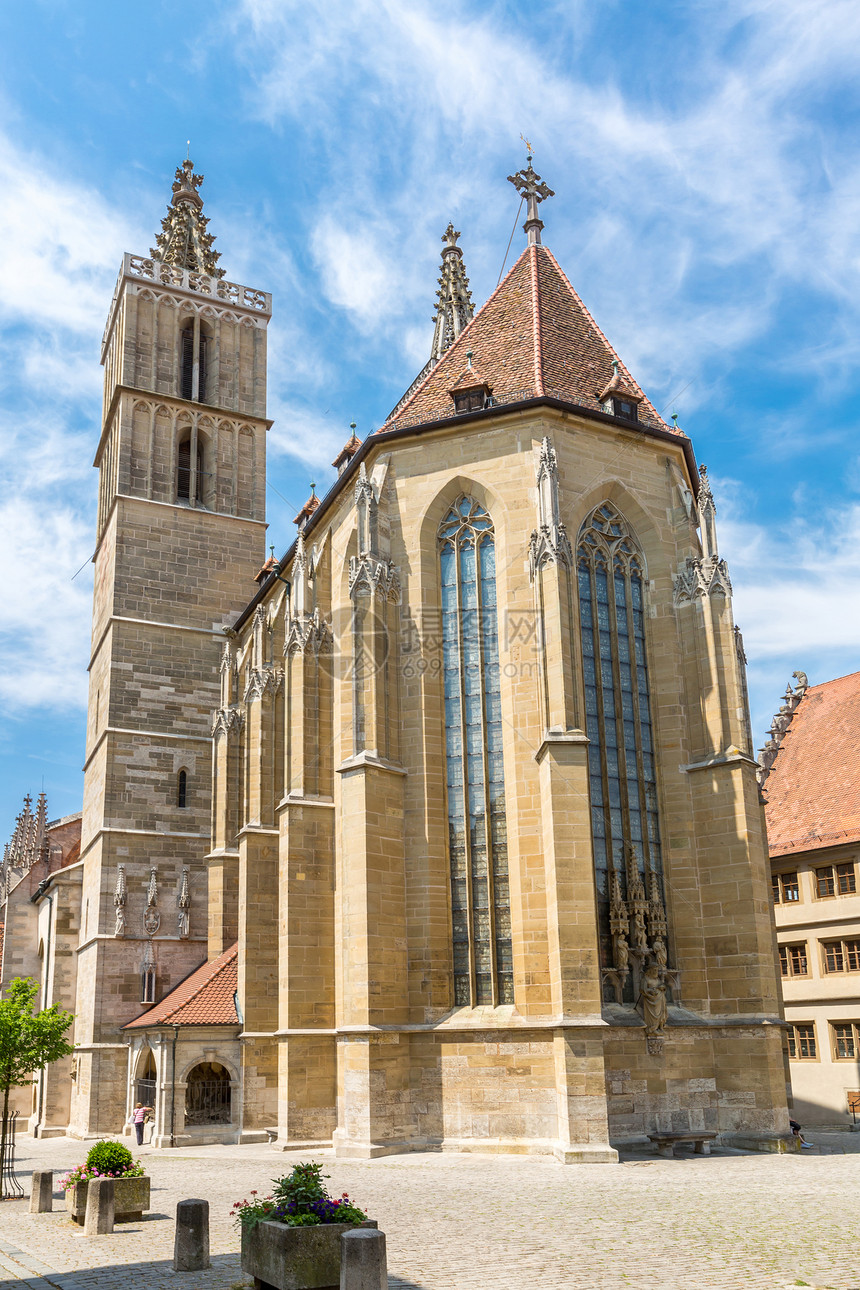 RothenburgobderTauber教堂德国巴伐利亚佛朗哥尼巴伐利图片