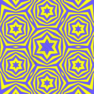 几何星体背景抽象的黄色蓝形模式几何大卫星体背景图片