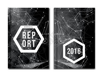 年度报告模板小册子传单设计书籍封面或介绍图片