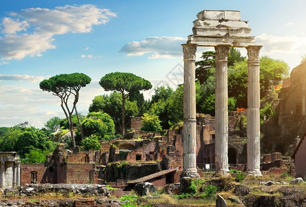 罗马的废墟论坛图片
