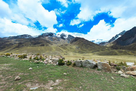 秘鲁的地貌景观海拔高度高清图片素材