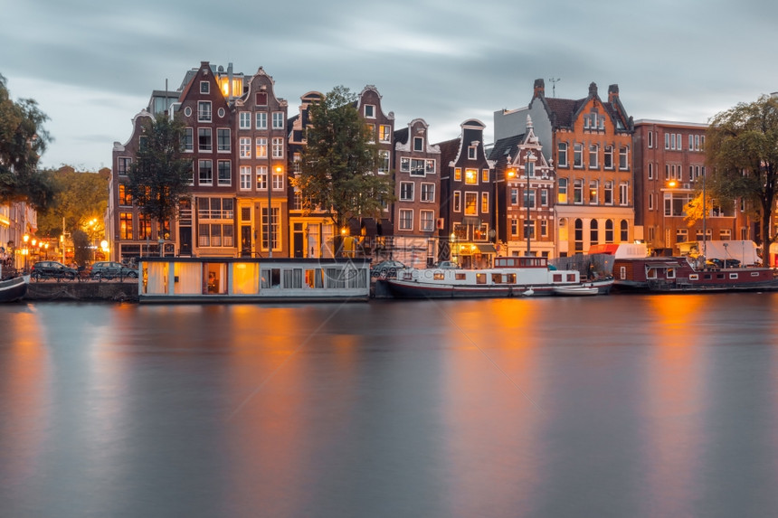 荷兰阿姆斯特丹运河图片