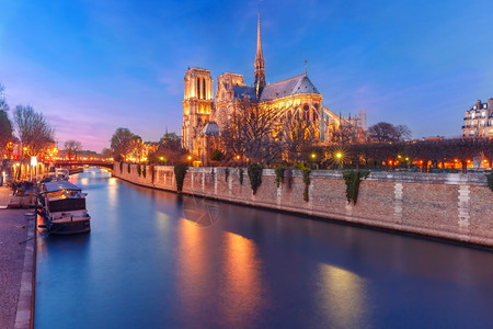 法国巴黎圣母大教堂图片