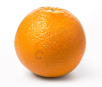 白背景孤立的里普橙色成熟的高清图片素材