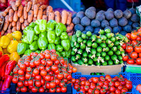 农民市场蔬菜新鲜地方高清图片素材