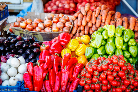 农民市场蔬菜新鲜农业高清图片素材