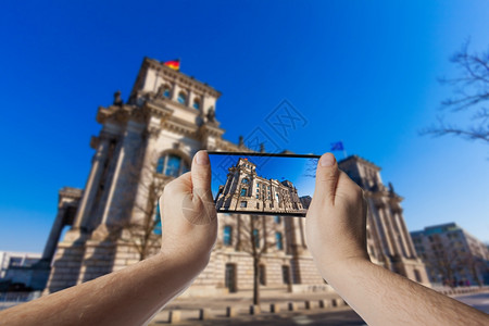 亲手与智能机拍摄德国柏林帝大厦的照片图片
