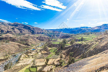 秘鲁的地貌景观山谷高清图片素材