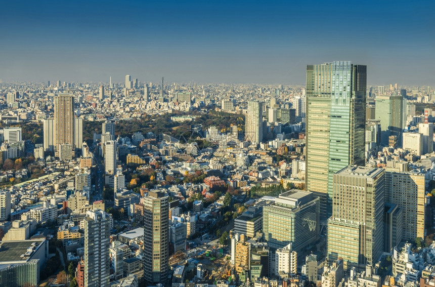 日本东京市风景天线图片