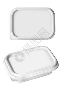 白色塑料食品集装箱图片
