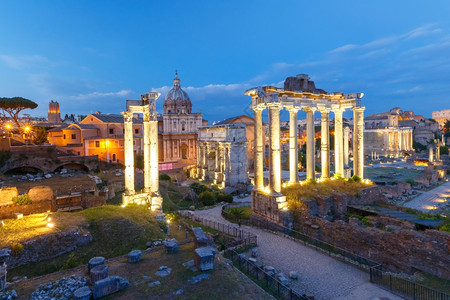 罗马论坛古老的废墟意大利罗马论坛古老的废墟图片