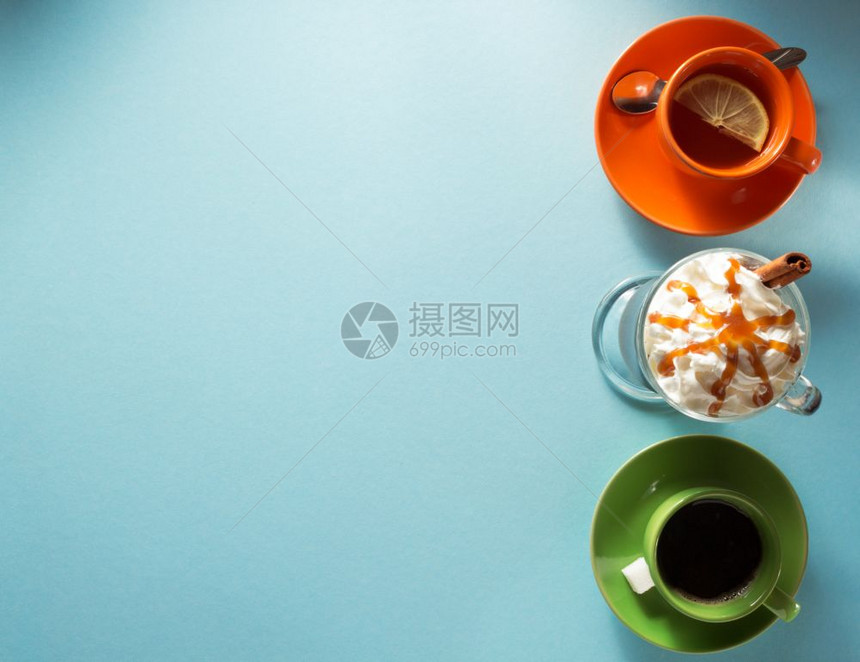 咖啡茶叶和图片