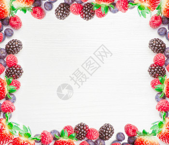 红色鲜莓图片