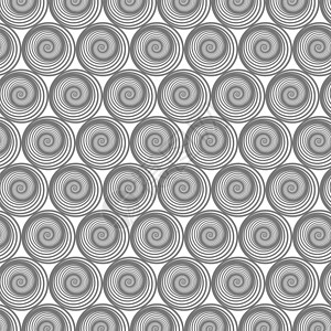 灰色几何螺旋线几何形体螺旋线无缝背景OrnamentalEnternalTexture东方几何形体背景