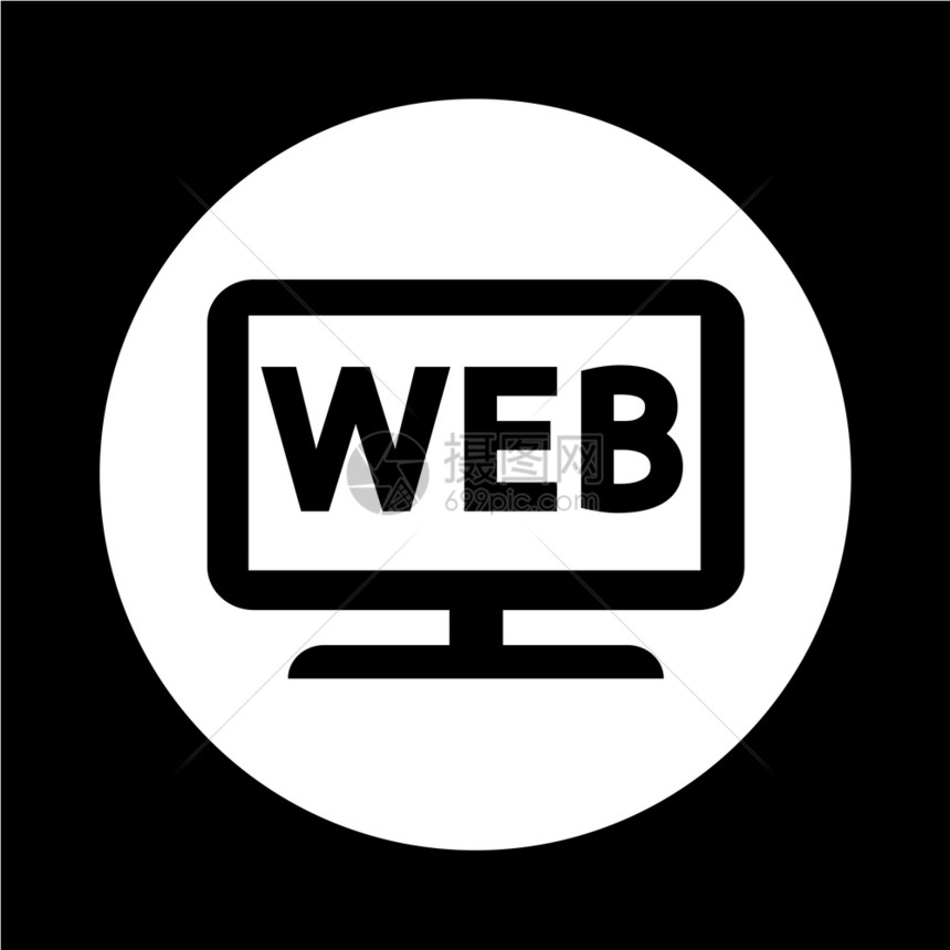 Web电视图标图片