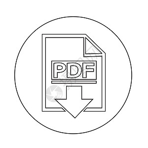 PDF图标按钮pdf图片素材