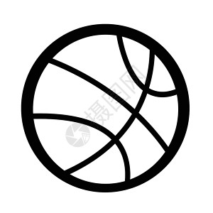 黑白篮球素材篮球图标背景