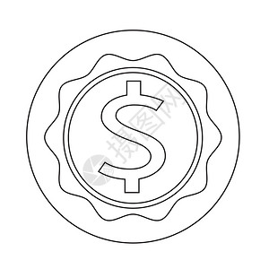 美元符号图标图片