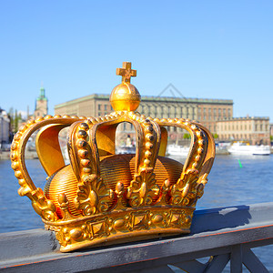 皇家在斯德哥尔摩和皇宫的一座桥上搭瑞典图片