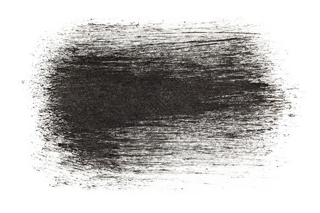 白色背景上孤立的黑色墨中风背景图片