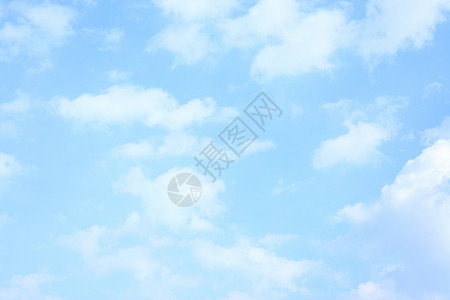 浅蓝春空云可用作背景高清图片